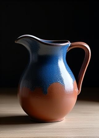 Traditioneller Tonkrug mit moderner Glasur